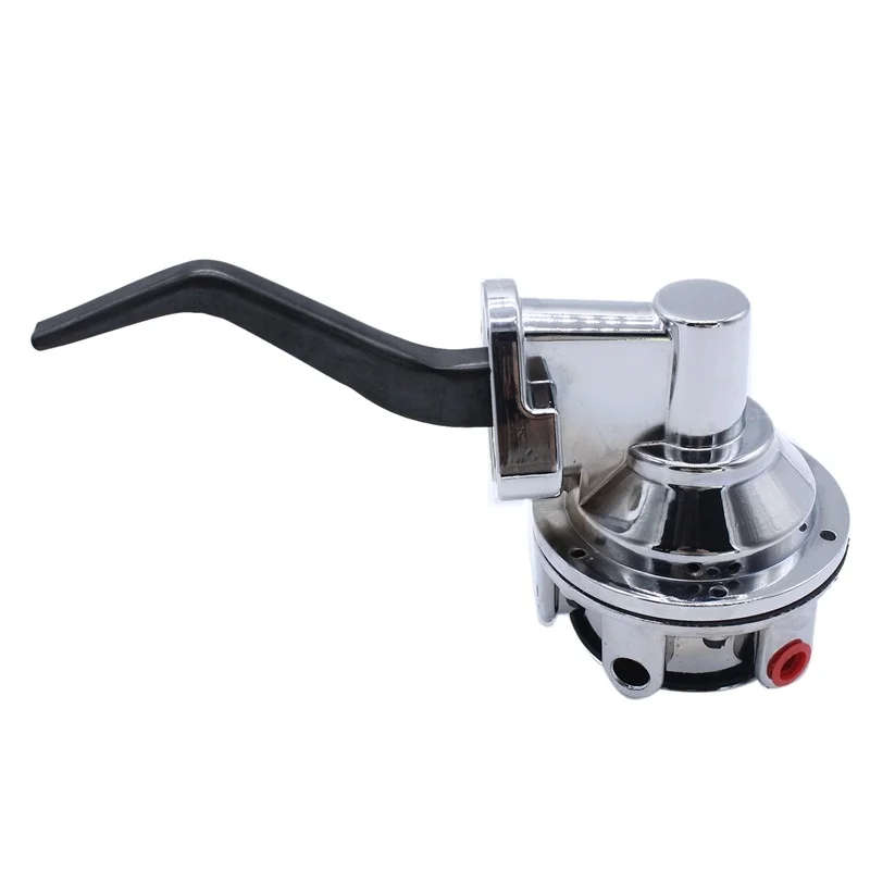 for SB Small Block Ford 221 260 289 302 351 Two Valve 80 Gph Mechanical Fuel Pump, Chrome