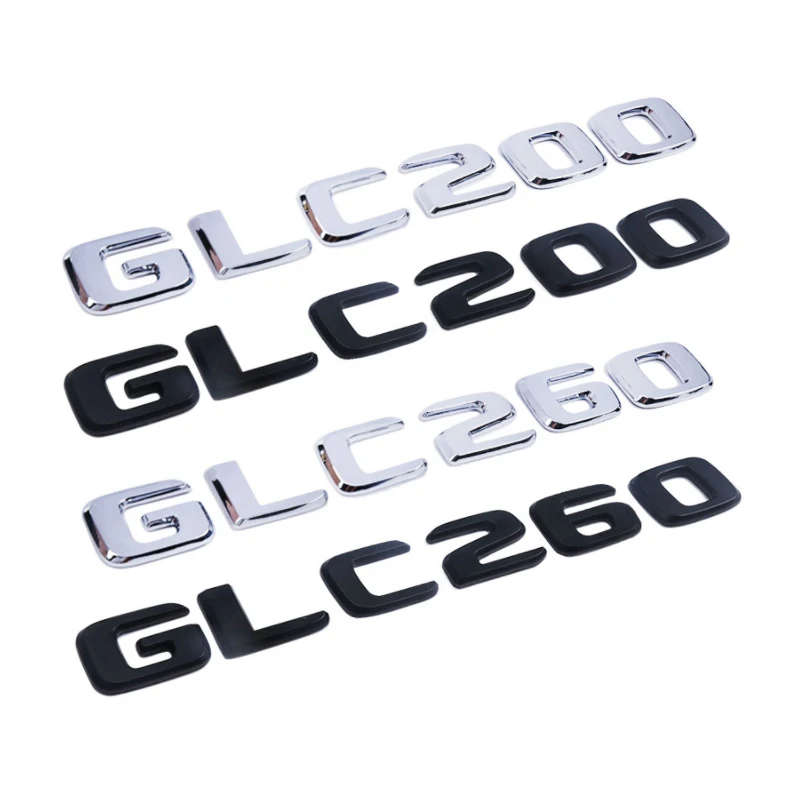 Letters Emblem Badge Trunk Logo Car Refitting Sticker for Mercedes Benz