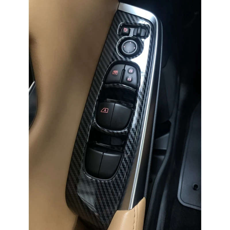 Car Accessories Interior Window Switch Cover Trim 4Pcs for Nissan Sylphy SENTRA 2020-2021