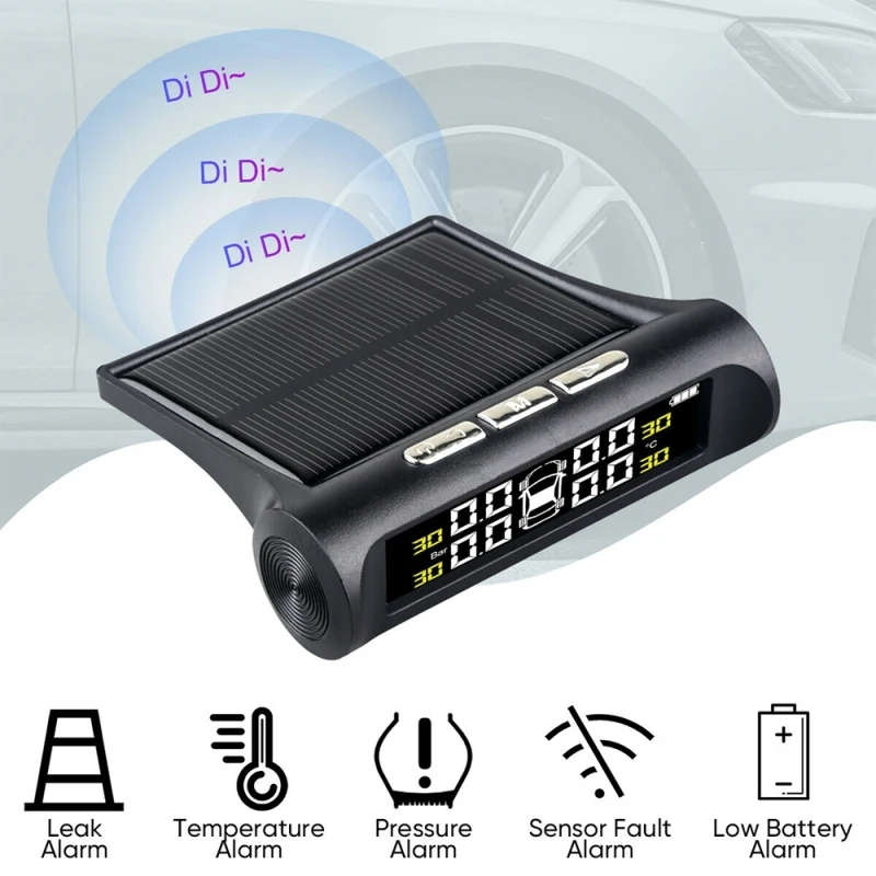 Vehicle-mounted Solar Wireless Tire Pressure Monitoring System