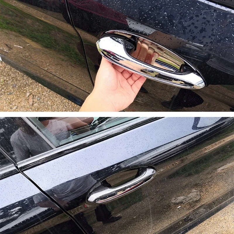 Car Door Handle Cover Trim Decorative Sticker for Toyota GR Supra A90 2018-2021