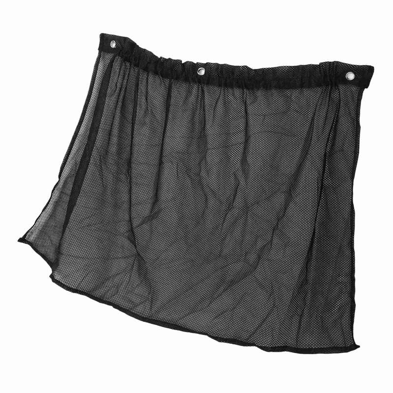8Pcs 75 X 50Cm Car Black Mesh Sunscreen Suction Cup Side Window Curtain