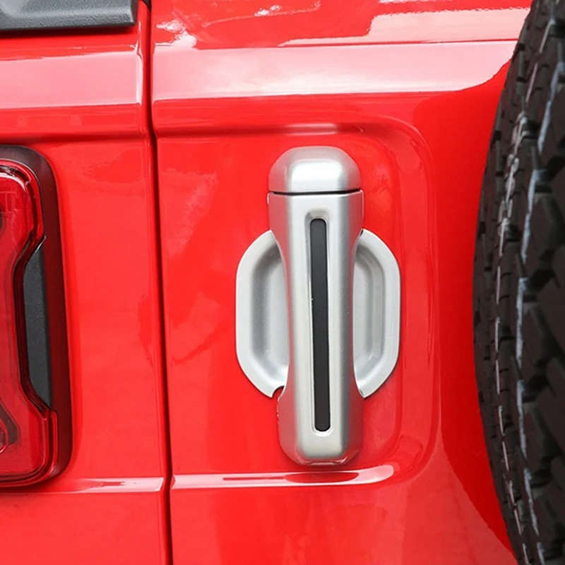 Exterior Side Door Handle Bowl Cover Trim Car Trim Car Parts for Jeep Wrangler JL 2018-2020