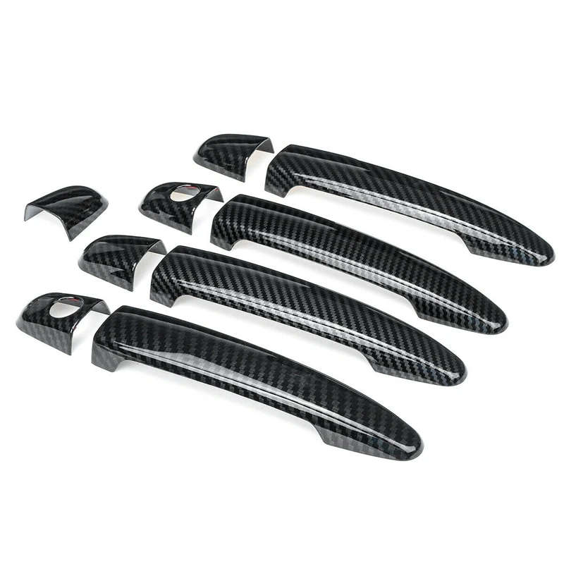Carbon ABS 4 Door Handle Cover for Toyota Camry Corolla Highlander Yaris RAV4