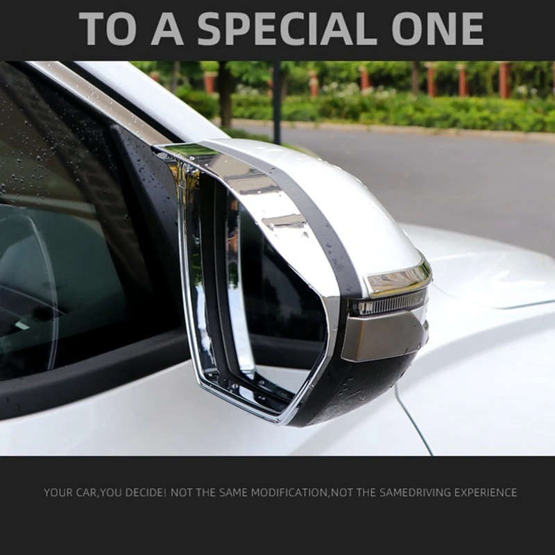 For Hyundai Tucson NX4 2021 2022 Car Side Rearview Mirror Rain Eyebrow Cover