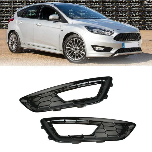 Front Bumper Fog Light Cover Grille for Ford Focus Sports S SE 2015-2018
