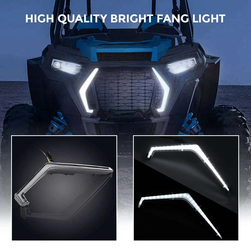 Motorcycle Front Driver Signature Light Turn Signal Light for Polaris RZR XP Turbo 4 Turbo Xp 1000 4