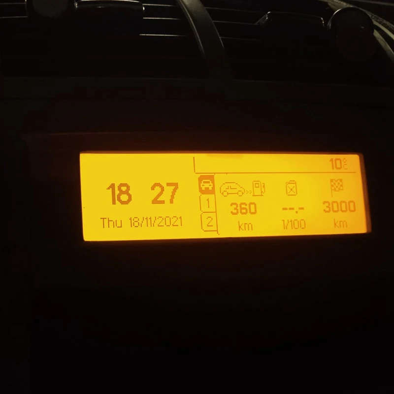 Car USB Bluetooth Display Yellow Monitor 12 Pin for Peugeot 307 407 408 Citroen C4 C5