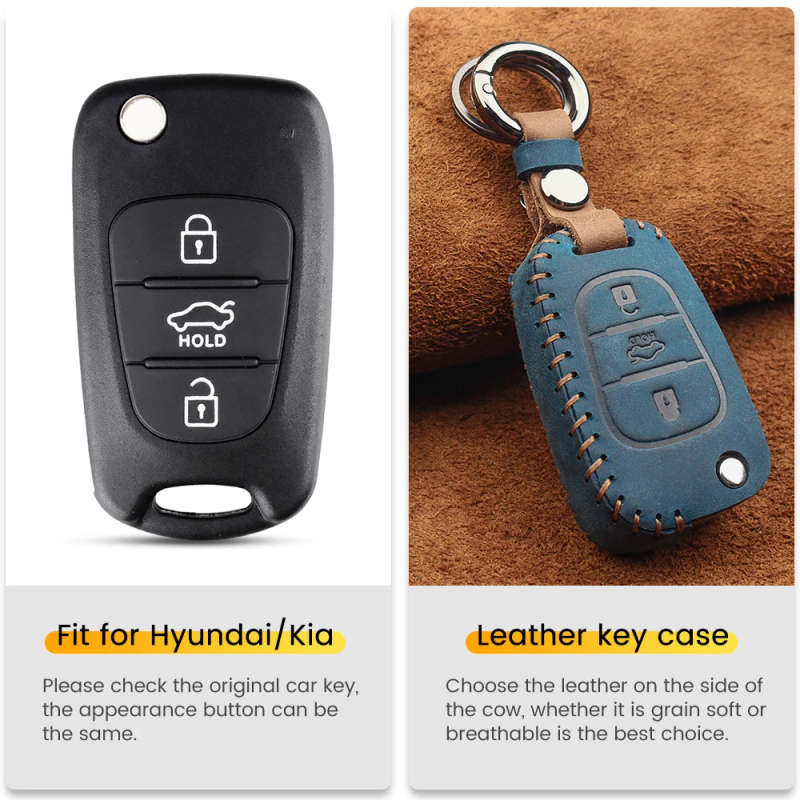 Key Cover Case Remote For Hyundai I10 I20 I30 IX35 For Kia K2 K5 Rio Sportage Key Hold Buttons