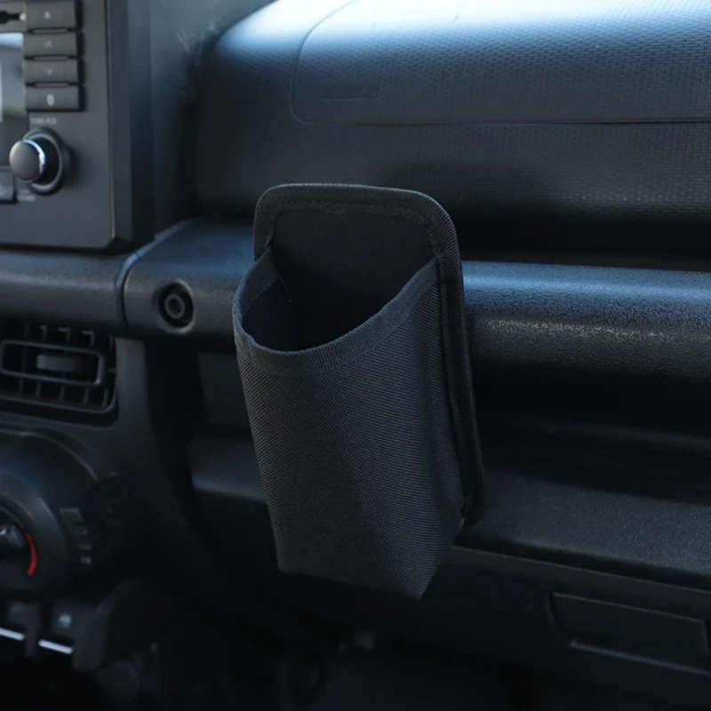 for Suzuki Jimny 2019-21 Co-Pilot Handle Hanging Storage Bag Multi-Purpose Phone Holder