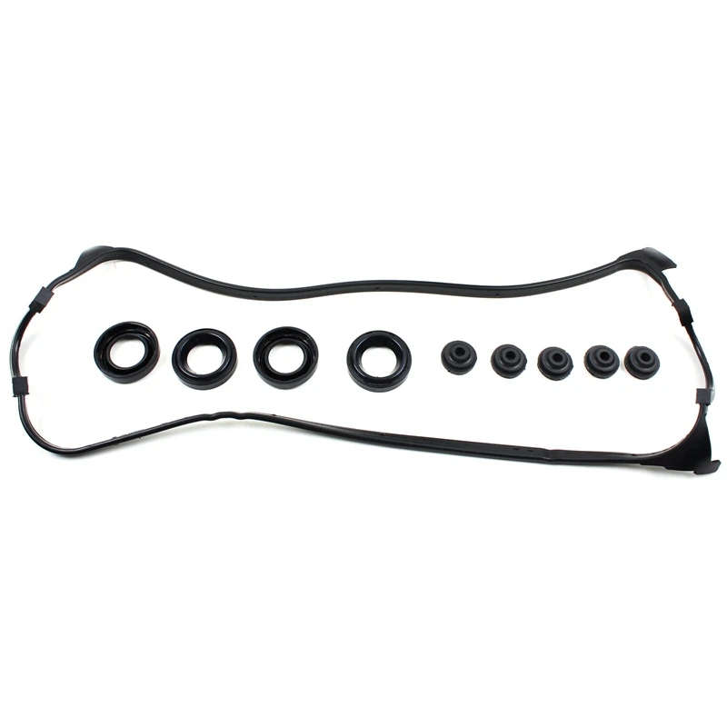 for Honda Civic Engine Valve Cover Gasket & Gromets & Spark Plug Tube Seals De Sol 1.6 SOHC