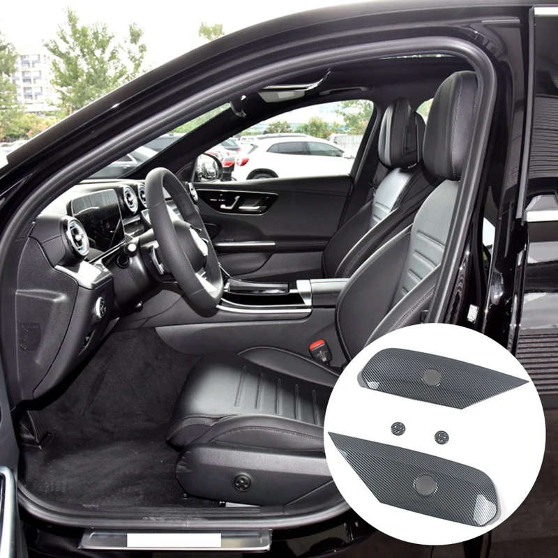 1 Pair Car Seat Adjustment Switch Panel Trim Cover ABS for Mercedes-Benz C-Class W206 C260 2022