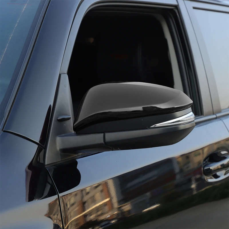 Door Side Rearview Mirror Cover Trim ABS for Toyota 4Runner 2017-2020 RAV4 Highlander 2014-2019