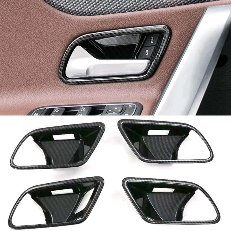 Car Interior Door Handles Bowl Cover Trim for Benz A Class W177 A200 A220 A250 2019 2020