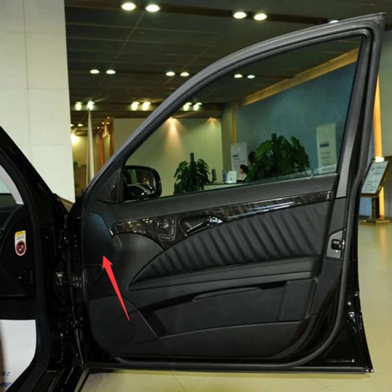 Black W211 Car Front Door Plastic Cover Trim Shell for Mercedes Benz E-Class W211 2003-2009