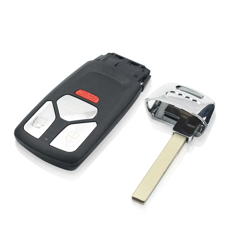 For AUDI A4 A4L A5 Q5 Q7 SQ7 S4 S5 TT Key Fob Smart Card Remote Car Key Shell 3/4 Buttons Case Fob