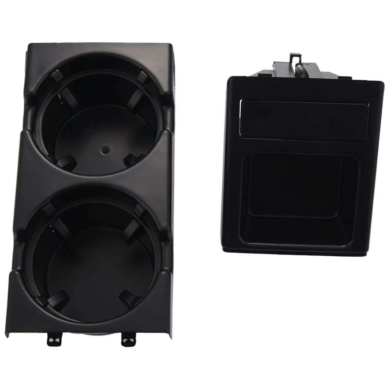 2X Car Center Console Water Cup Holder Bottle Holder Coin Tray For Bmw 3 Series E46 318I 320I 98-06