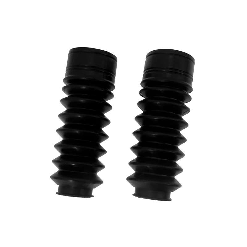 2X Motorcycle Front Fork Cover Gaiters Gators Boot Protector Shock Absorber for Bonneville Bobber