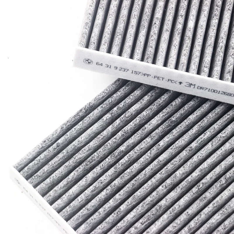 Auto activated carbon oil filter grille for bmw X3 sdrive 20i 28 I xDrive X4 30d 35d 2.0 filter