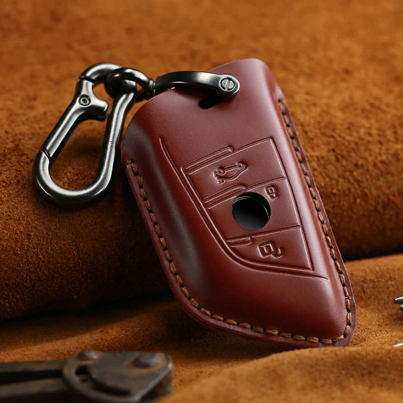 Car Key Case For BMW X1 X3 X4 X5 X6 F15 F16 F48 G30 G38 525 540 740 1 2 5 7 Series