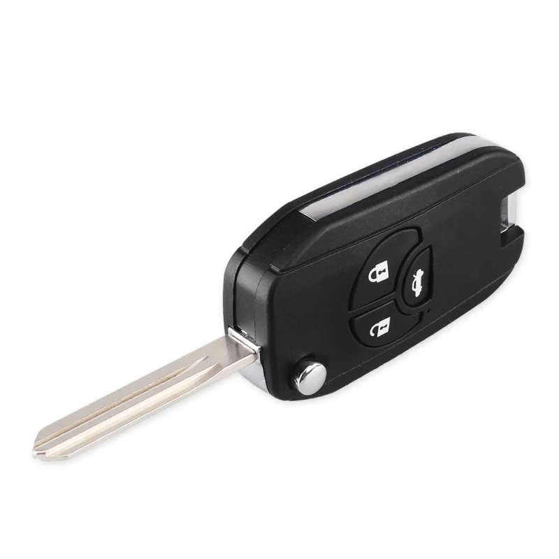 Flip Folding Remote Key Shell For Nissan Sylphy Switch Blade Fob Uncut Blank Key Case Cover