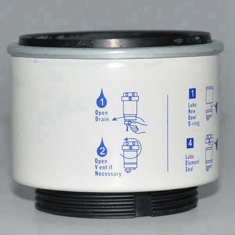 6 Pcs R12T Fuel/ Water Separator Filter elements for Racor 140R 120AT S3240 NPT ZG1/4-19