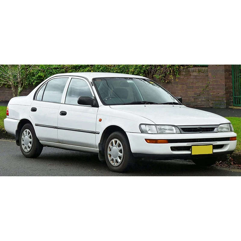 2PCS Car Front Corner Lamp Lights Lens Black for Toyota Corolla AE100 E100 AE101 1993-1997