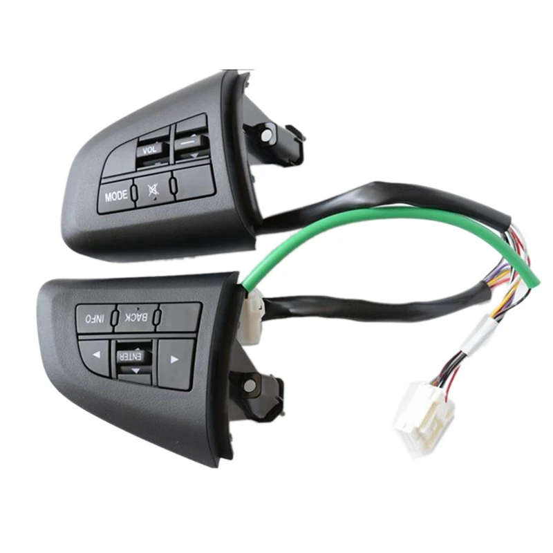 Car Steering Wheel Button Switch Cruise Control Switch Audio Button for Mazda 3 2010 Cx-5 Cx-7
