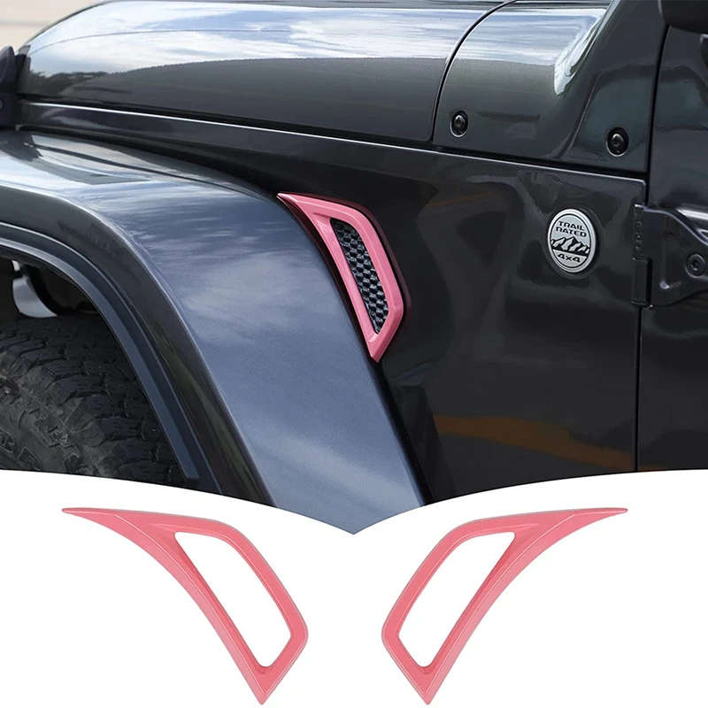 Car Wheel Eyebrow Side Air Conditioning Vent Outlet Cover Trim for Jeep Wrangler JL JLU