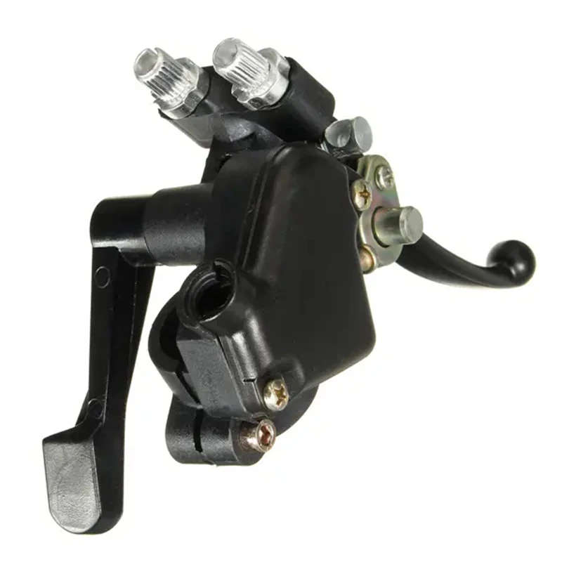 Thumb Throttle Twin Brake Lever Clutch Lever 22mm 7/8Inch for Mini Moto Quad Pit Bike ATV