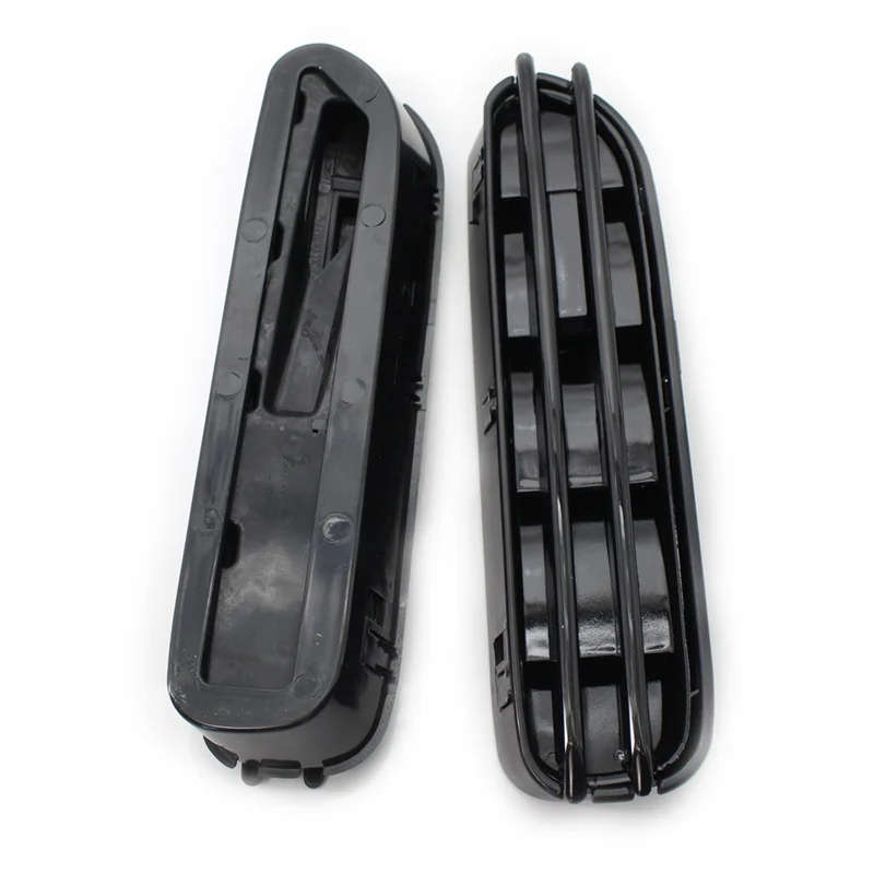 2 Pcs M5 Side Fender Air Flow Vents Grille Grill For-BMW E60/E61 E39 M5 Glossy Black