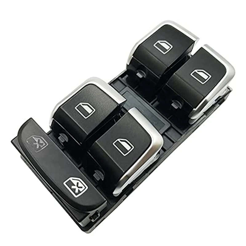 8KD959851A Chrome Window Main Control Passenger Side Switch Button for - A4 Q5 B8 8KD959855A
