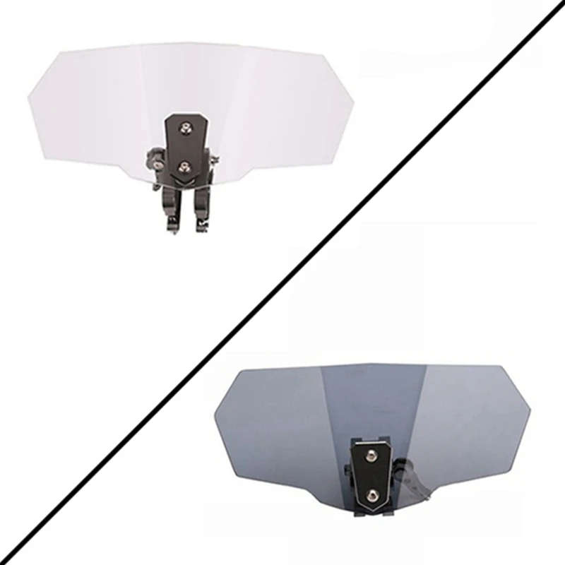 Motorcycle Windshield Adjustable Windscreen Wind Deflector for-BMW Kawasaki Ducati Honda Yamah