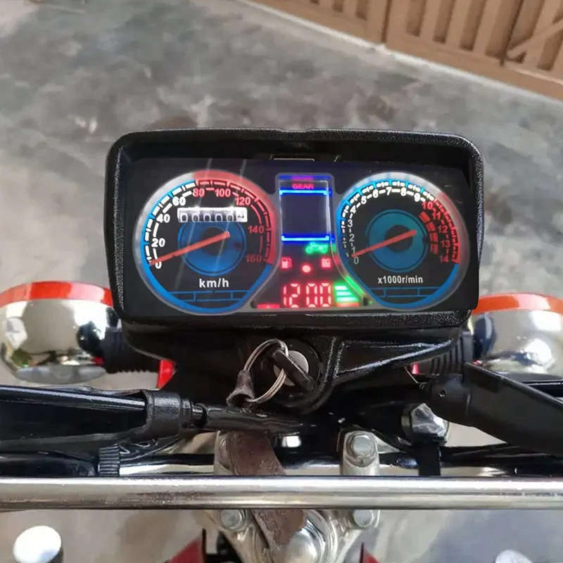 For Honda CG125 XF150 Motorcycle Backlight Lcd Meter Speedometer Odometer Tachometer Gauge Assembly
