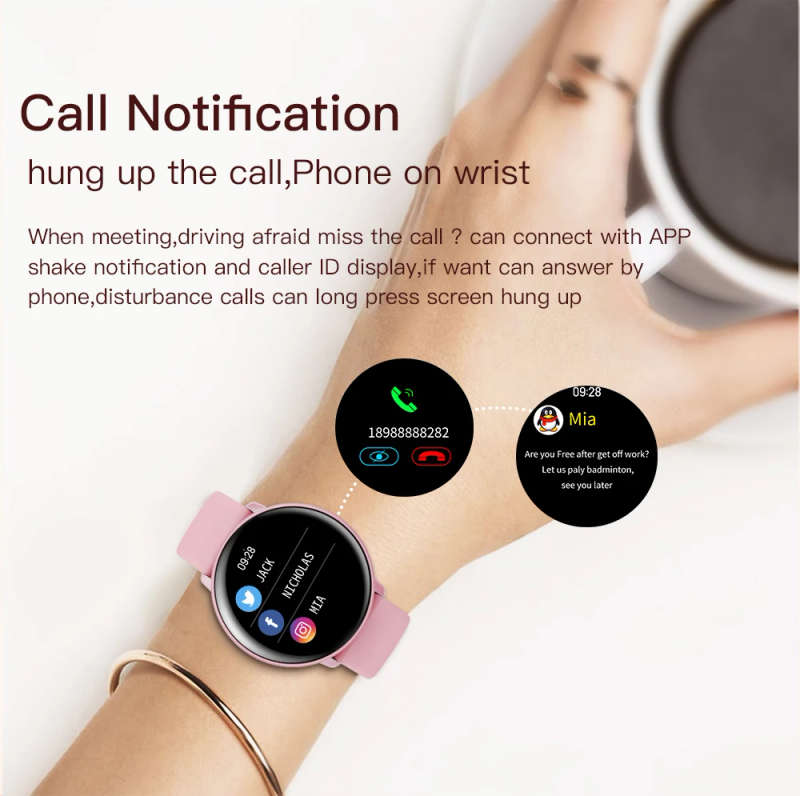 SN59 Smart Watch| IP68 Waterproof Fitness Activity Tracker Heart Rate Monitor Bluetooth Brim Sport
