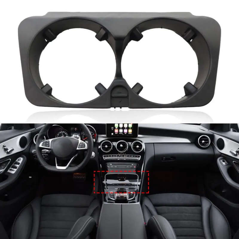 2056800691 Center Console Insert Drinks Cup Holder for Benz C E GLC Class W205 W213 W253 W447