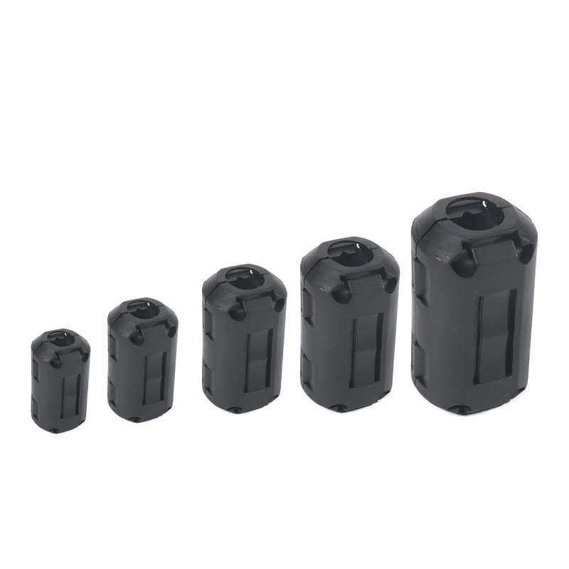 20 PCS Car Anti-interference Degaussing Ring Ferrite Ring Cable Clip Core Noise Suppressor Filter