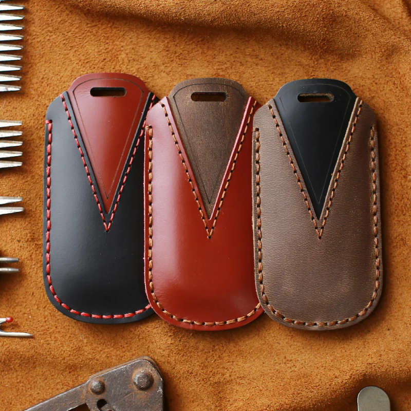 2/3 Buttons Leather Smart Car Remote Key Case Cover For Mazda 2 3 6 Axela Atenza CX-5 CX5 CX-7 CX-9