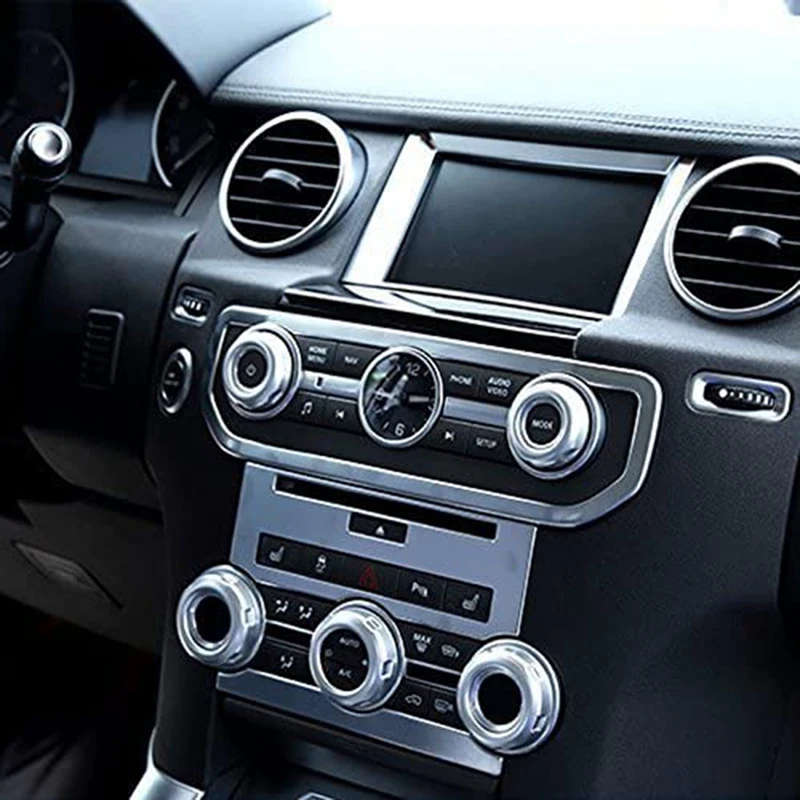 5 Pcs for Land Rover Discovery 4 LR4 Range Rover Sport Volume and Air Conditioning Knobs Trim