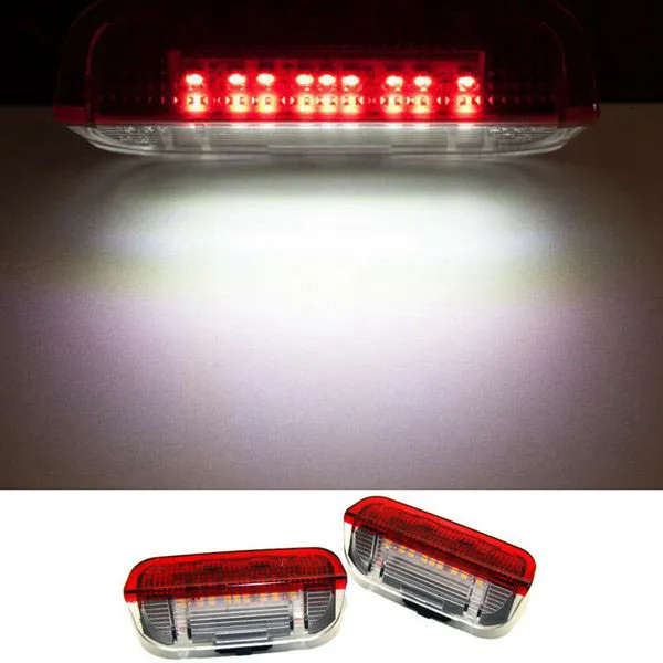 4Pcs Car LED Door Warning Light Welcome Projector for Golf 6 7 Jetta MK5 MK6 Passat B6 B7 CC TIGUAN