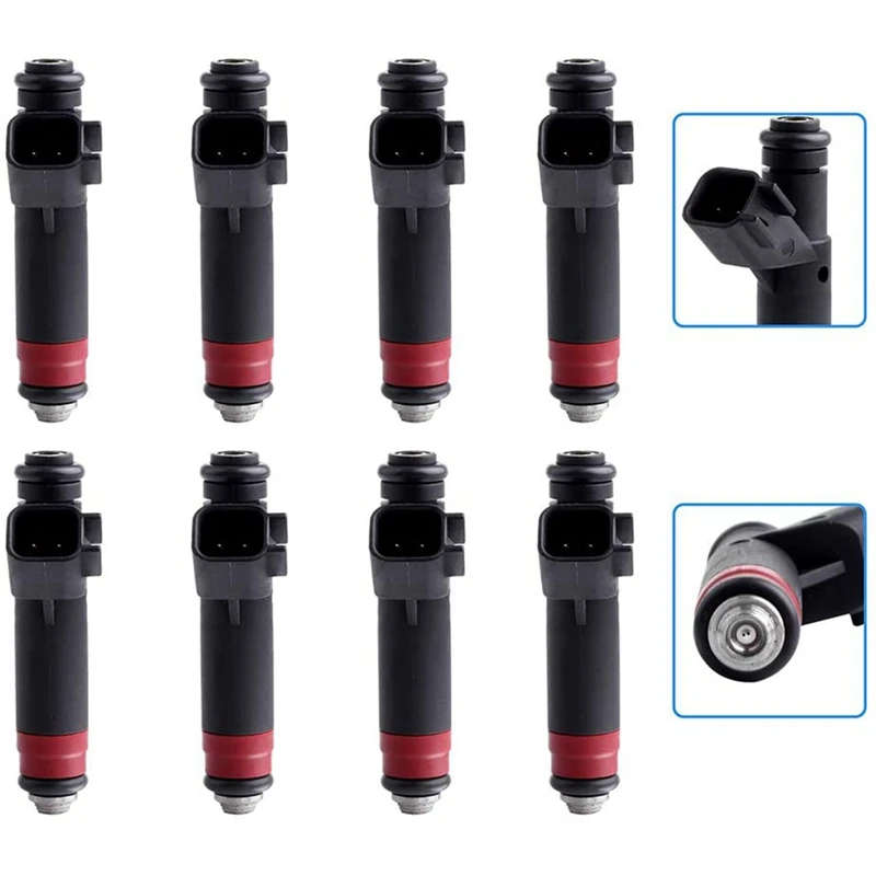 4Pcs Fuel Injectors for Dodge Dakota/Durango/Ram 1500 2001-03/Jeep Grand/Cherokee 4.7L 53032145AA