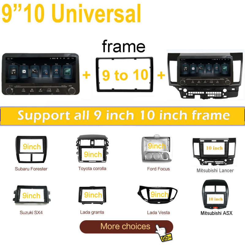 10.2 inch 2Din Android Car Radio Multimedia For Nissan Hyundai Kia Toyota LADA