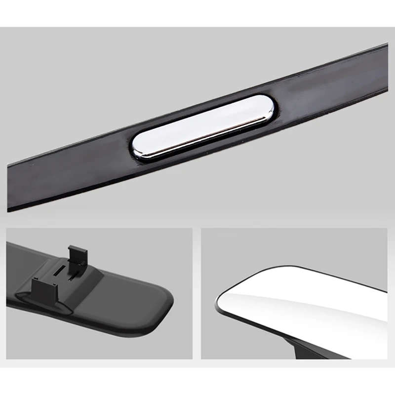 Car Rear Mirror 3R-331 Car Truck Interior Rear View Blind Spot Adjustable Wide Angle Curved Mirror