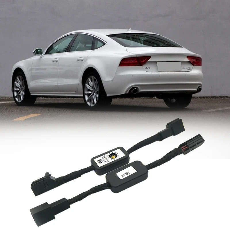 2Pcs Car Light Dynamic Turn Signal Indicator LED Taillight Add-on Module For- A7 Sportback 2012-14