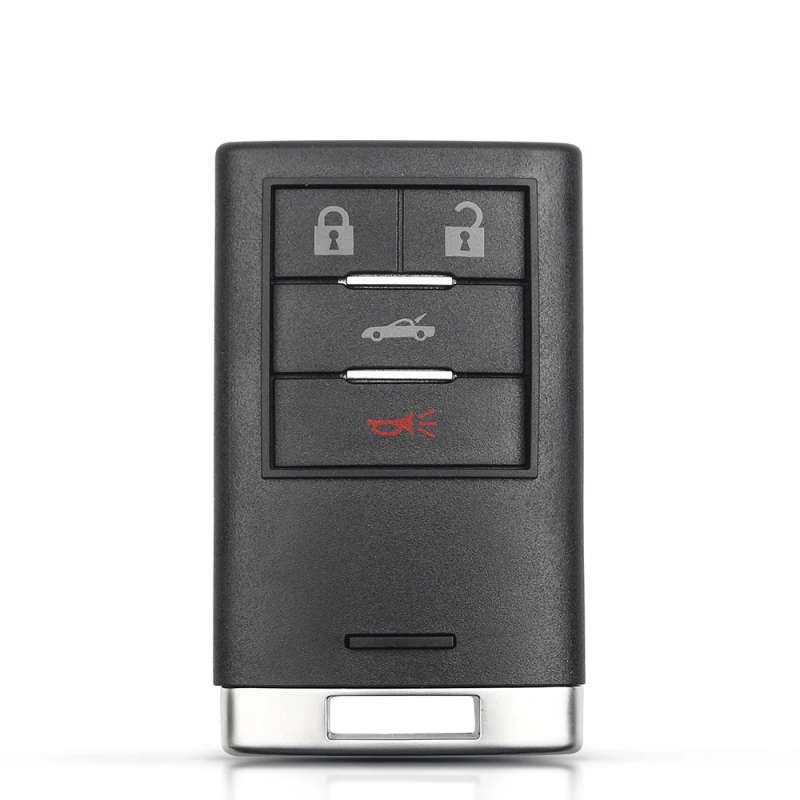 Replacement 4 Buttons Smart Remote Key Shell For Cadillac CTS XTS DTS SRX 2008-2013