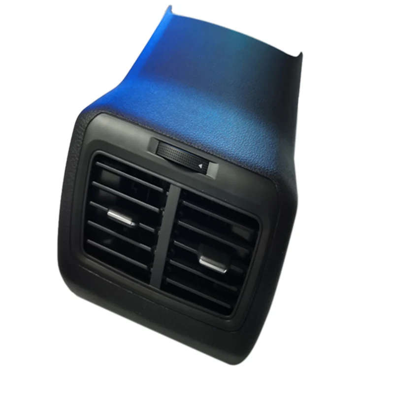 Black Rear Air Conditioning Outlet Center Armrest Air Vent Assembly for Golf 7 MK7 2013-2017