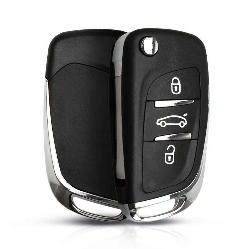 For Citroen/Peugeot 306 407 807 Modified Flip Remote Car Key Shell Fob CE0523 2/3B