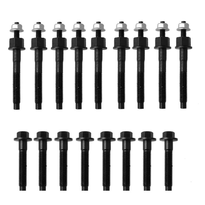 Car 5.7L Iron Exhaust Manifold Stud Kit for Dodge Ram 1500 2500 3500 Magnum Aspen Jeep Grand Nuts