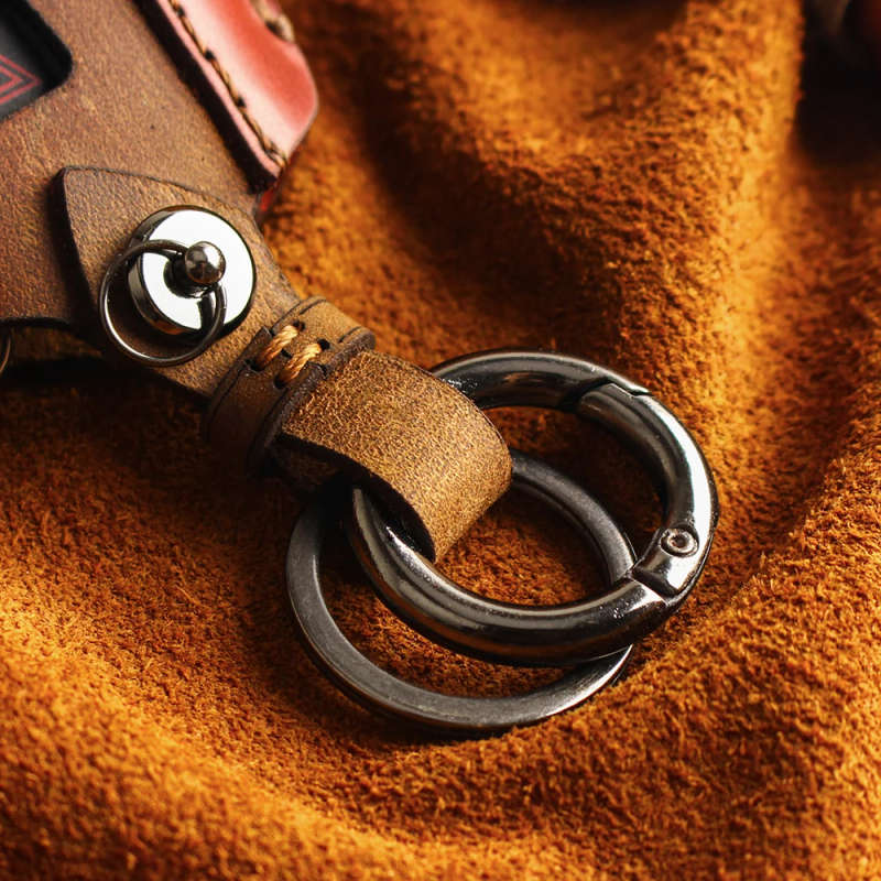 Car Key For Case Keychain Key Bag For Land Rover Range Rover Evoque Discovery Leather Key Cover