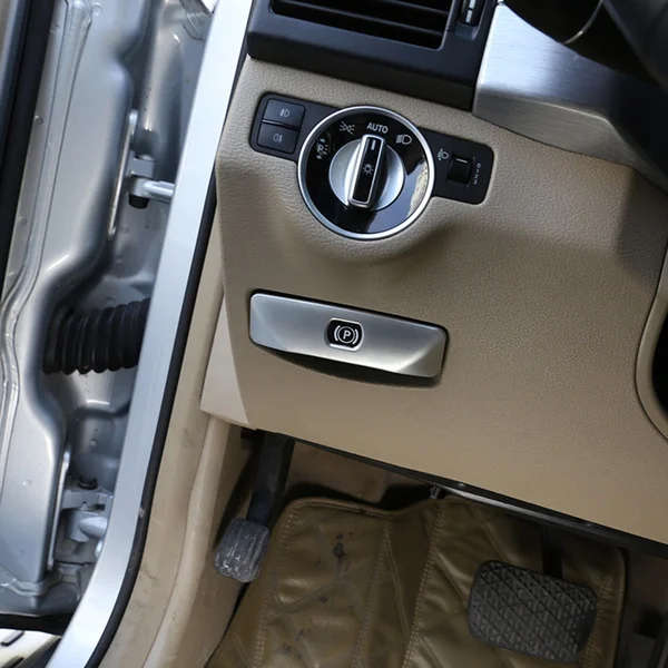 Car Eletronic Parking Brake Button Frame Cover Trim for Mercedes Benz C GLK E Class W204 X204 W212